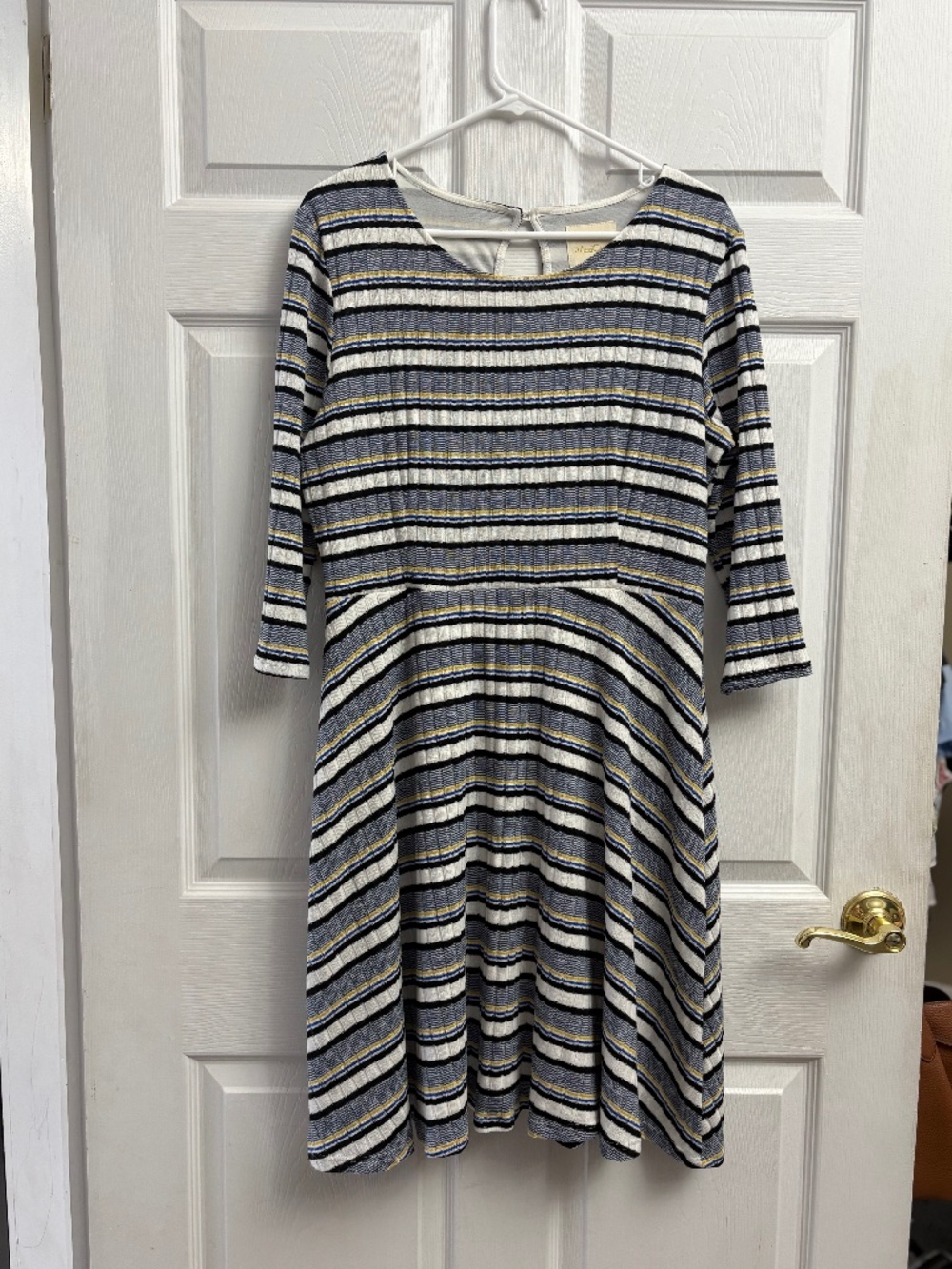 ModCloth Vintage Inspired Women's Stripe Fit & Flare Dress